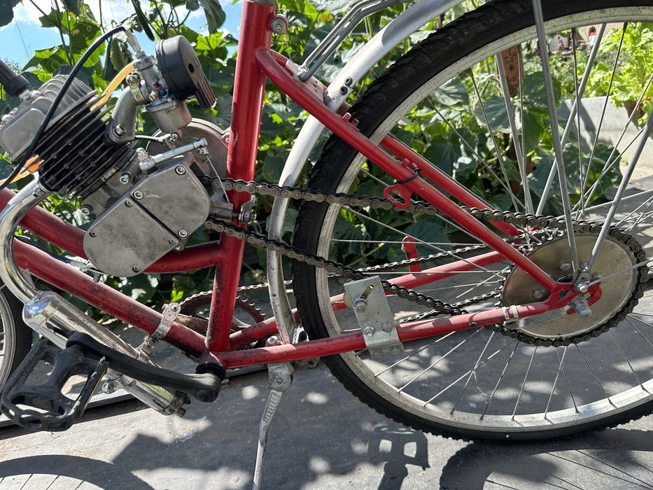 Велосипед с мотором двигателем