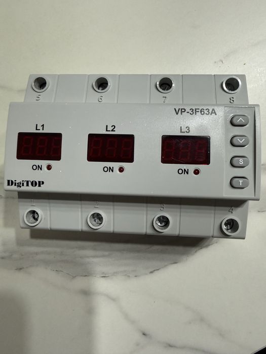 Vand releu protectie tensiune Digi Top VP -3F63A, trifazat