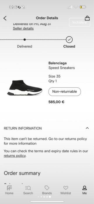 Tenisi Balenciaga, marime 35