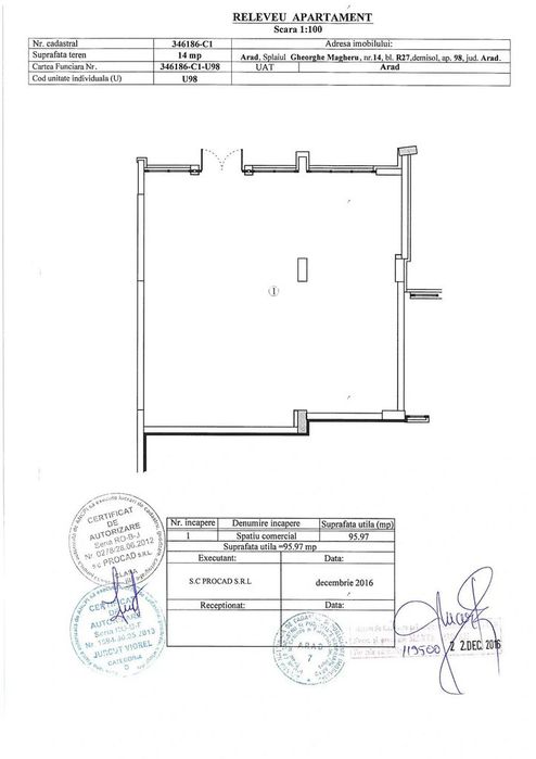 Spatiu comercial ARED MICALACA, comision 0