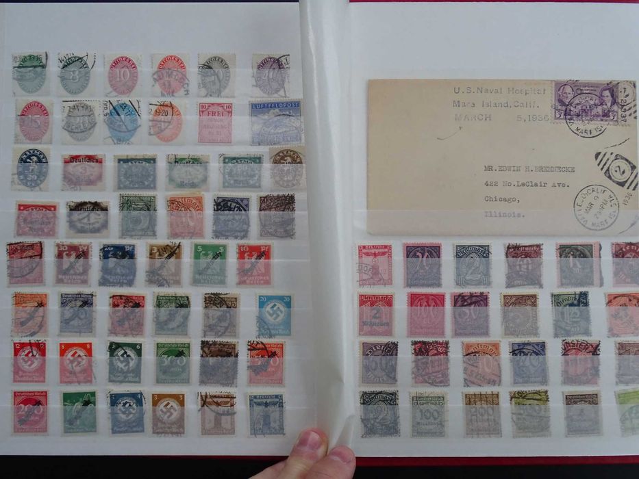 Clasor cu timbre Vechi/Colonii , stamp si nestamp (Lot 71)