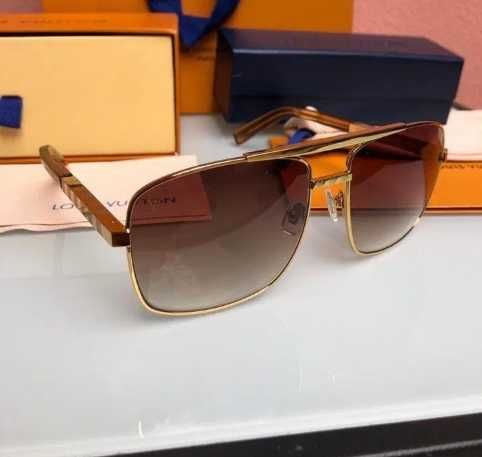 Ochelari de soare Louis Vuitton aurii Attitude Gold originali