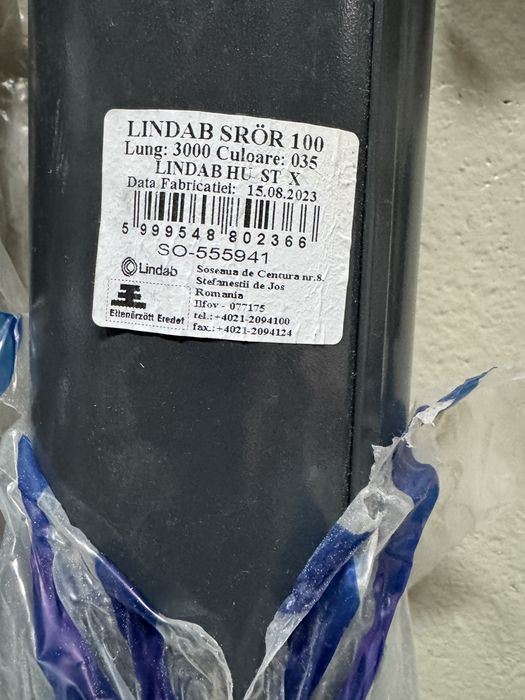 Vând două burlane Lindab
