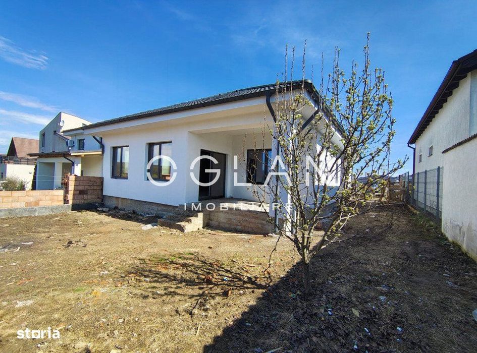 Casa moderna pe un singur nivel, Selimbar 130 mp