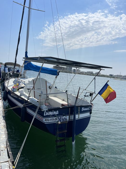 Velier barca Dufour motor Honda+motor electric înmatriculatRO schimb