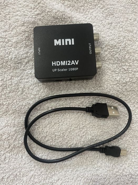 Adaptor nou HDMI la AV