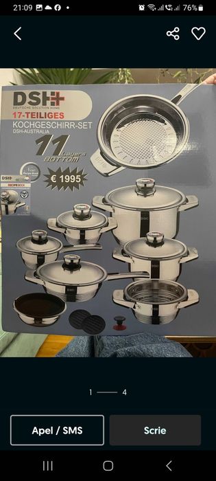 Set de gătit premium de la Dsh+Australia Alexandru cel Bun • OLX.ro