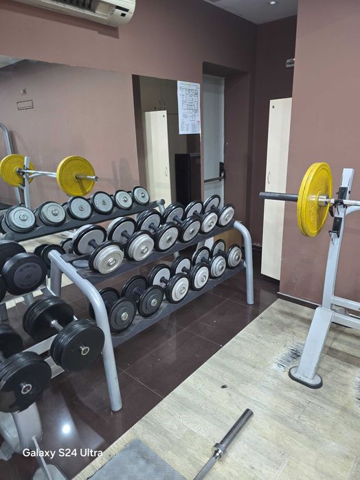 Дъмбели  и фитнес  уреди втора употреба