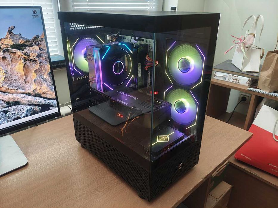Геймърски компютър, Ryzen 5500, Rtx 3060Ti, 500gb nvme, 1tb HDD, 16gb Ram