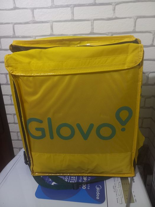 Термосумка (рюкзак) Glovo для курьеров