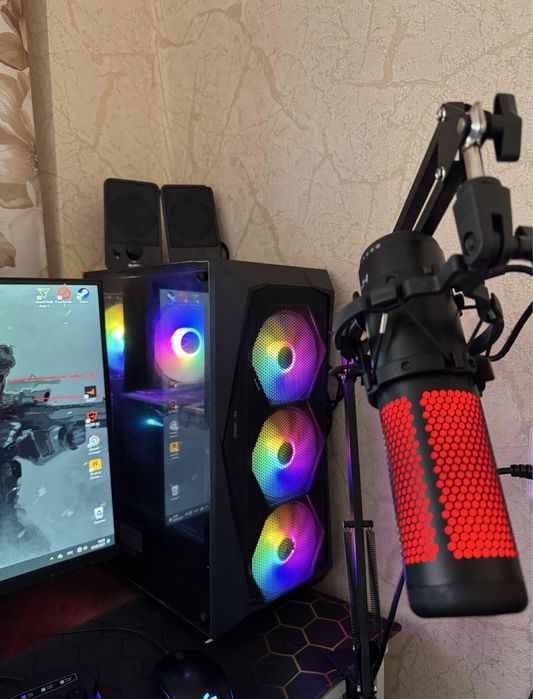 Игровой ПК RTX 3060 Ti + Монитор 240 Гц + мощный танк!