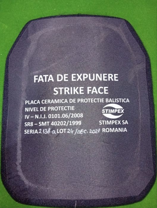 Placi balistice NIJ IV pretul include transport