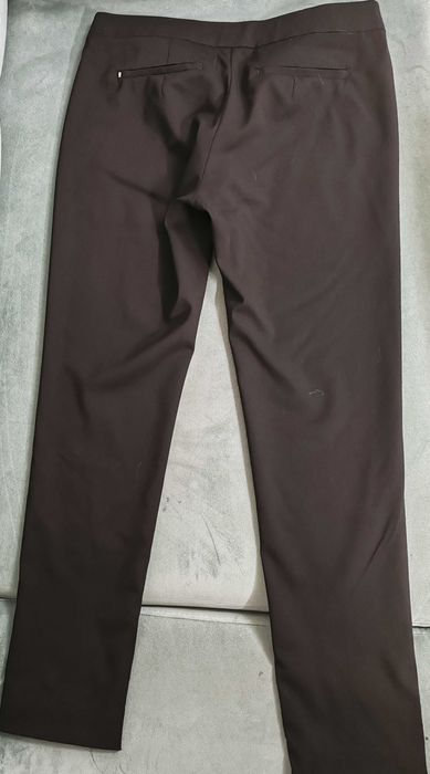 Pantaloni conici-vară, lână tropicală fină, cu cristal Swarovski - Sportmax (Max Mara), Mărimea 42