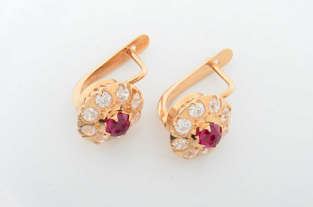 Серьги СССР  583 пробы