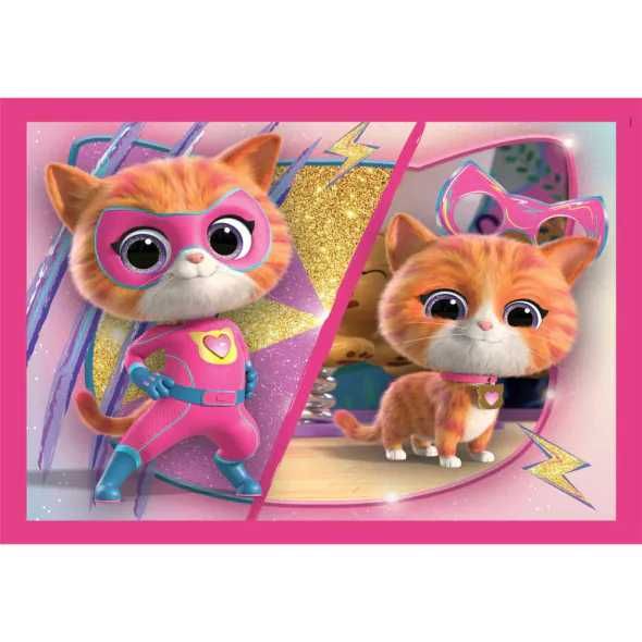 Пъзел CLEMENTONI 4 в 1 Super Kitties