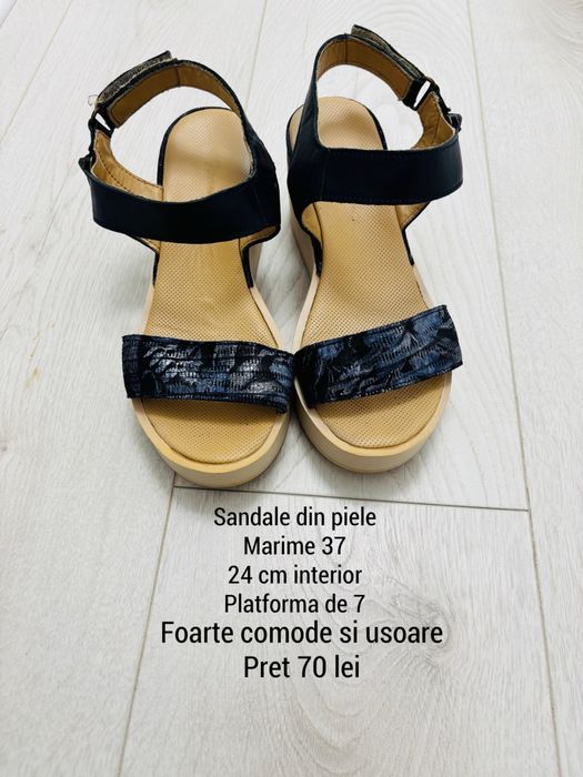 Sandale din piele pentru dama