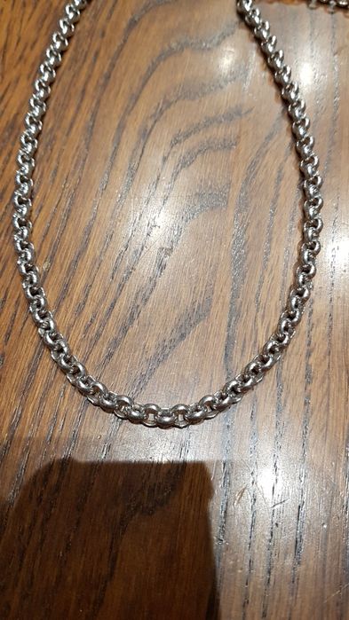 Nou nout,superb lant argint 925 Italy masiv foarte lung,model deosebit