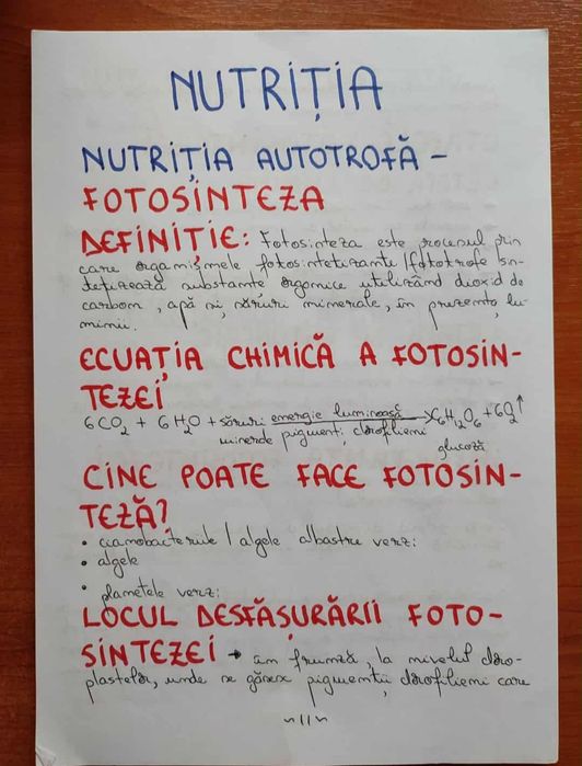 Materie BAC Biologie vegetala și animala