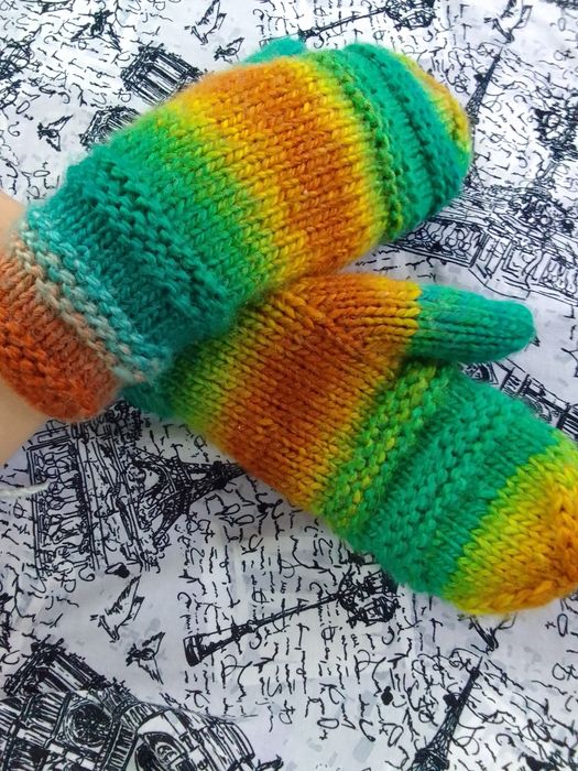 Перчатки-митенки