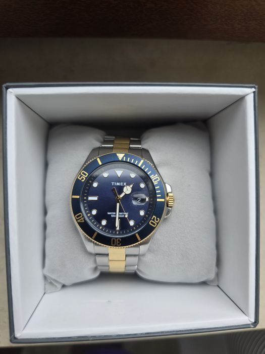ЧИСТО НОВ Timex Harborside Coast (Двуцветен) – С гаранция, купен от Италия