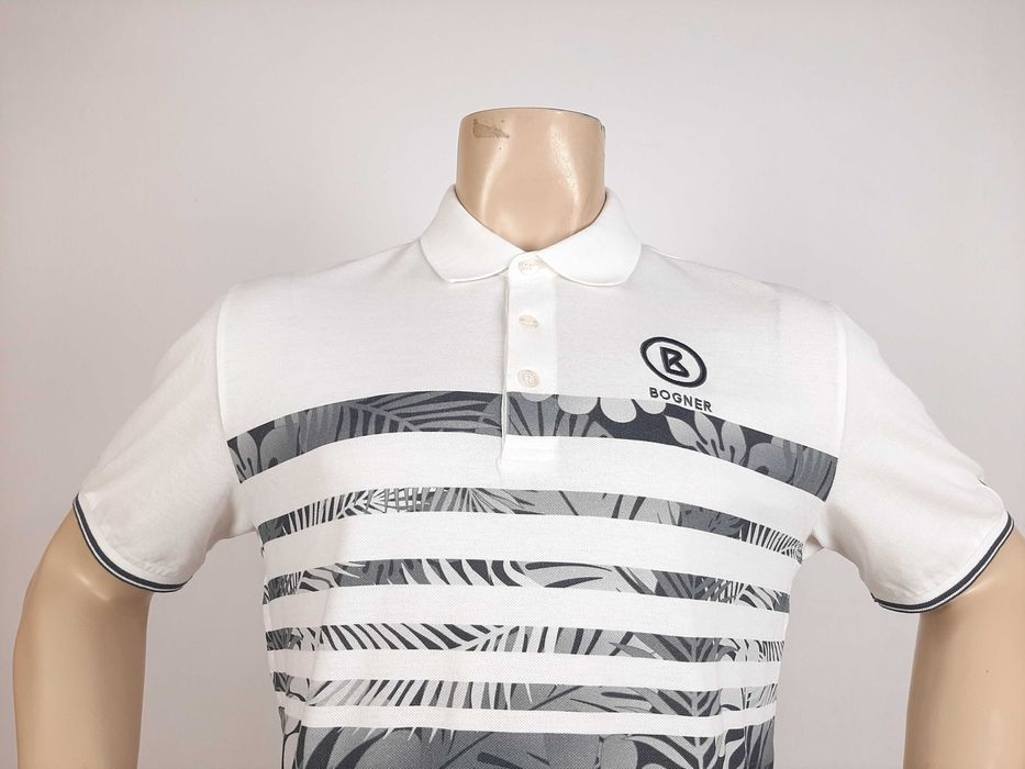 Bogner Floral Polo - Oригинална мъжка тениска с яка р-р 52 / L