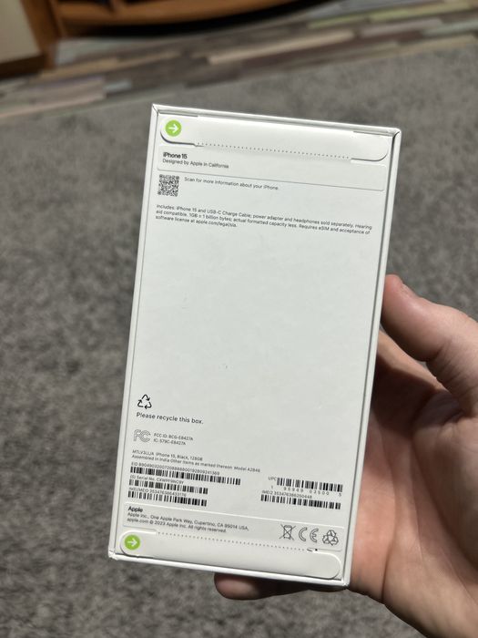 Iphone  15 negru 128GB Sigilat