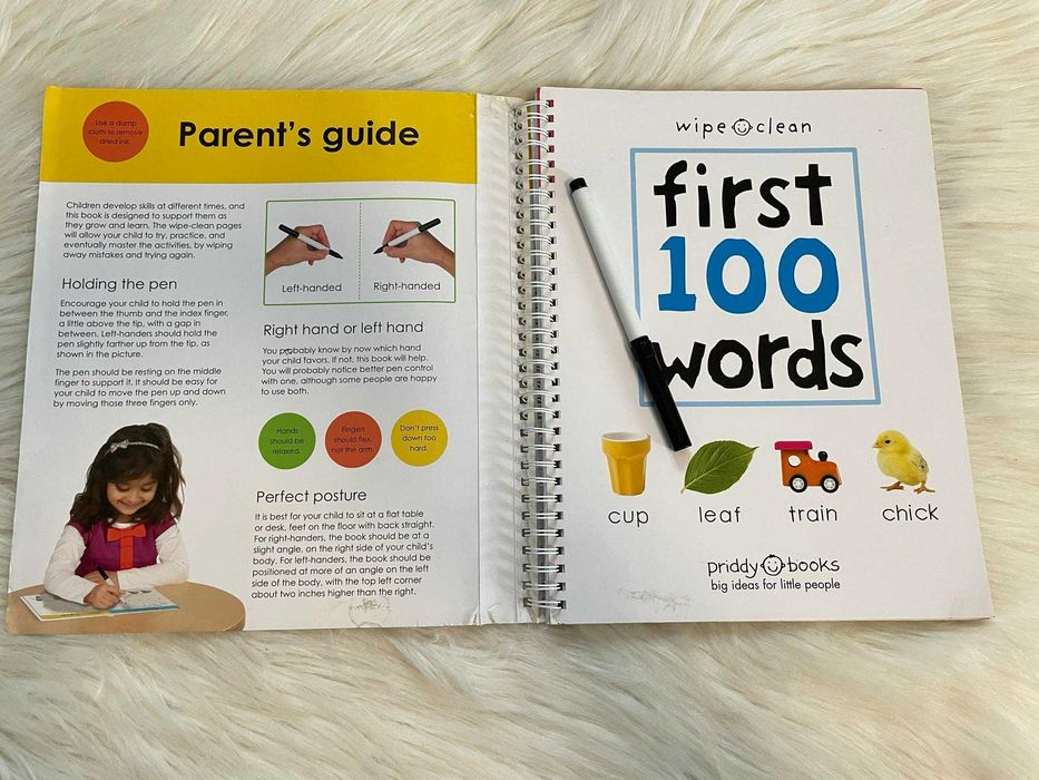 Carte Wipe and Clean first 100 words, in limba engleza