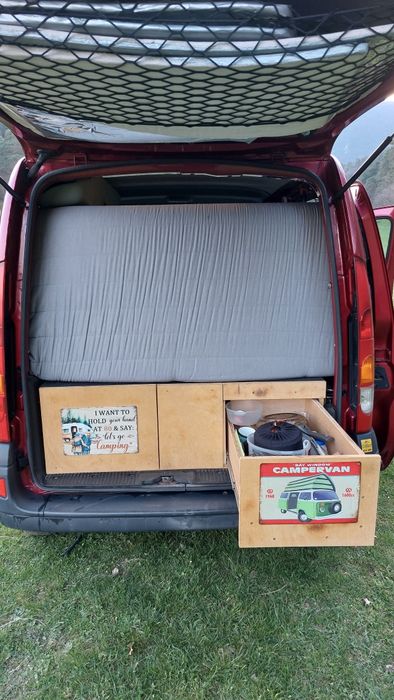 Renault Kangoo 1.5 dci minicamper ideal pentru pescuit