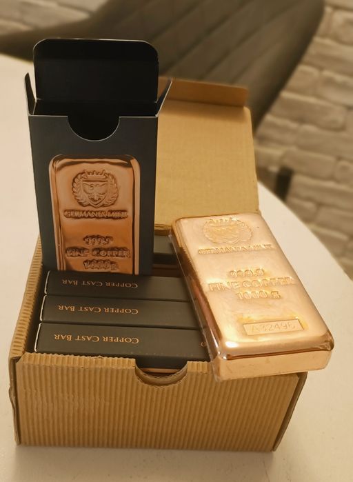 ИНВЕСТИЦИОННО КОЛЕКЦИОНЕРСКО КЮЛЧЕ 1 кг. Germania Mint - Сертификат