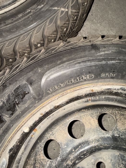 Зимние шины на дисках «штампы»