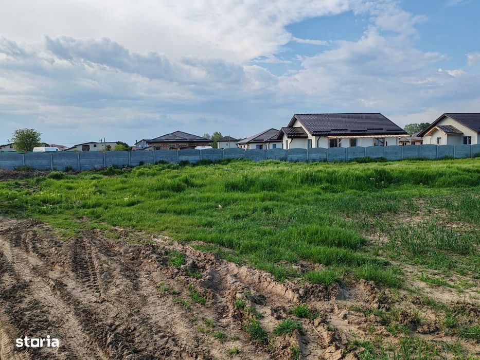 Teren de vânzare 9.200 mp  Deschidere 29 ml  Clinceni, Str. Vulturului