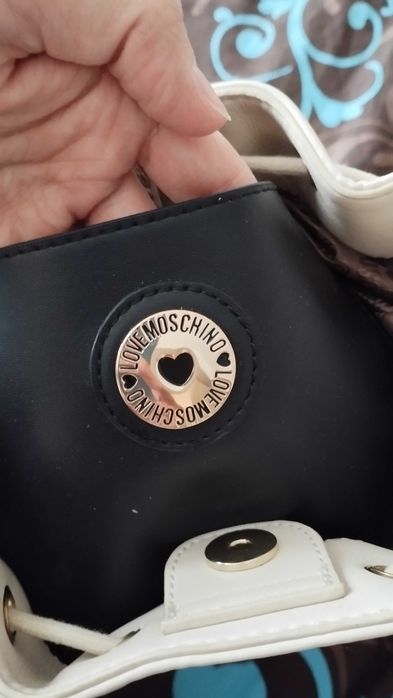 Чанта Love Moschino - оригинална - бежова