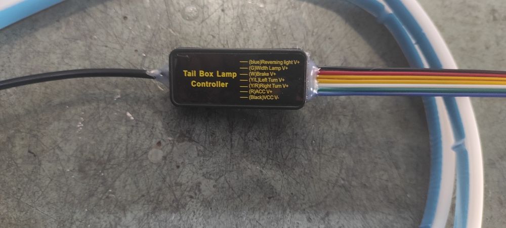 Banda LED cu funcții Semnalizare lumină Dinamică Avarie Stop Marsalier