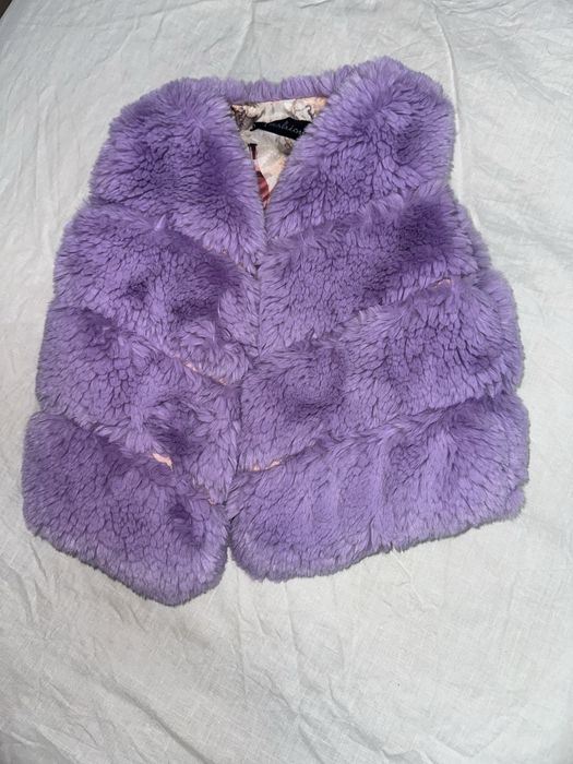 Lot hăinuțe fetițe – veste blanita  + vestă 2 fețe + trening floral