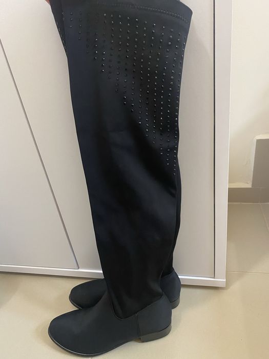 Боти Marco Tozzi и черни чизми 38