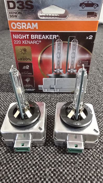Set Xenon D3S Osram Night Breaker Laser + 220 %