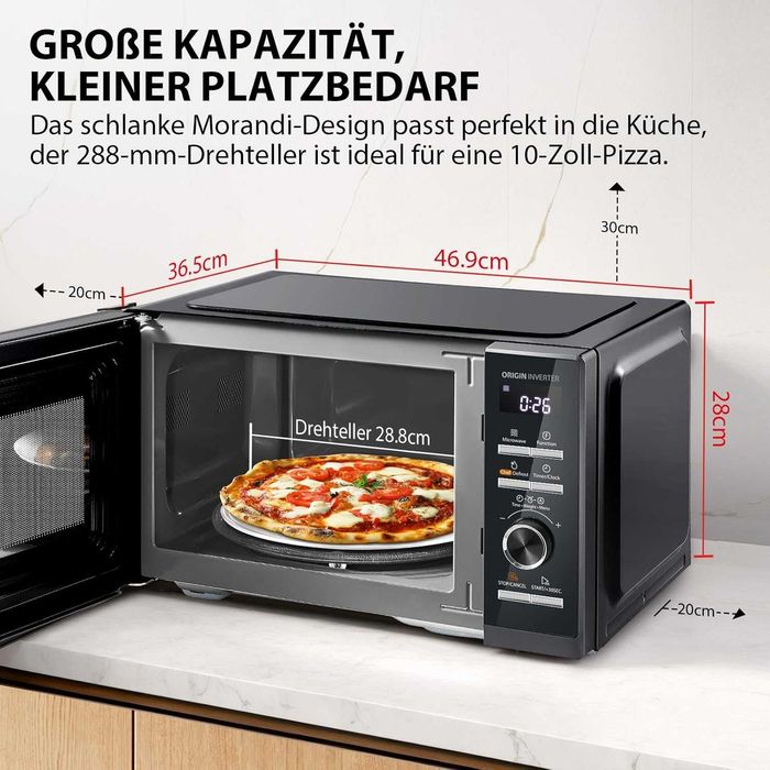 Микровълнова фурна Toshiba MW3-AG25PFI(MG) 25л  3в1  900W