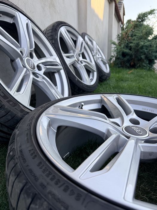 Jante Originale Audi 19", 5x112 cu Anvelope Vară 245/35/19
