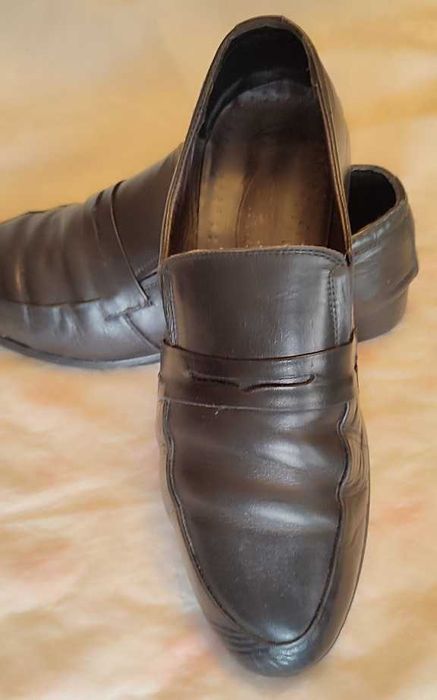 Классические кожаные мужские туфли, размер 42