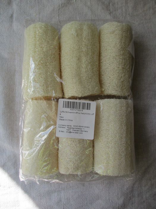 Loofah (luffa), 6 bucăți, noi