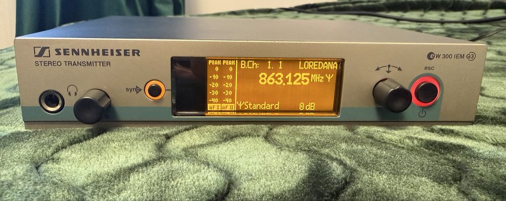 Sennheiser EW 300 IEM G3 – Sistem In-Ear Profesional