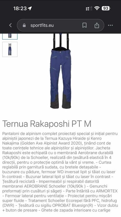 Salopeta originala schi