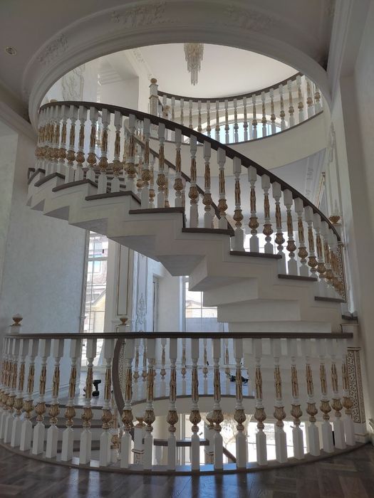 Обшивка мебельный лестница и перила поручни