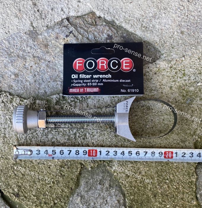 Ключ за Маслен Филтър с Метална Лента 65-110мм / 110-155мм FORCE