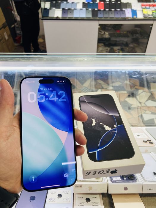 iPhone 16 Pro  128 gb black 91%