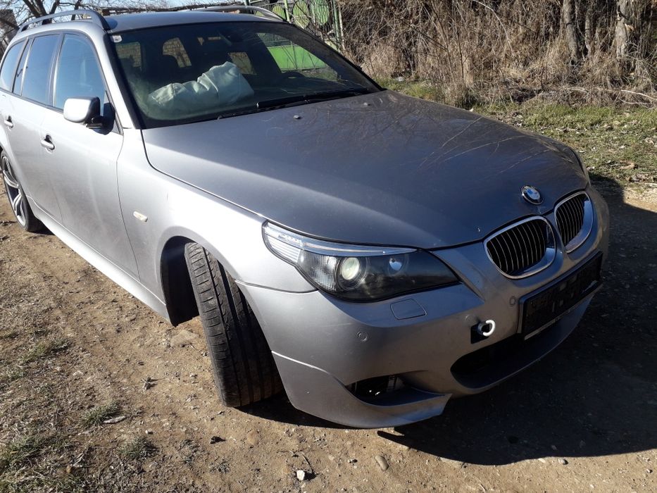 BMW E61 525 дизел М пакет ксенон панорама черен таван