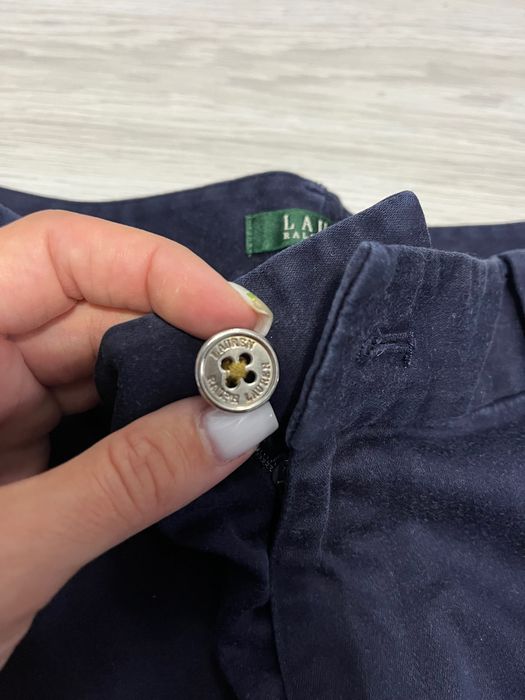 Оригинални детски къси панталони Ralph Lauren в тъмносин цвят