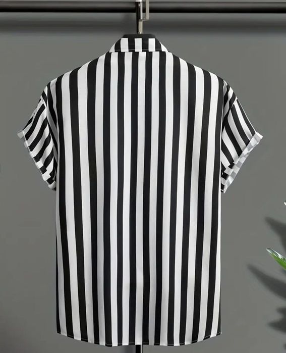 Мъжка лятна риза, с къс ръкав, М размер