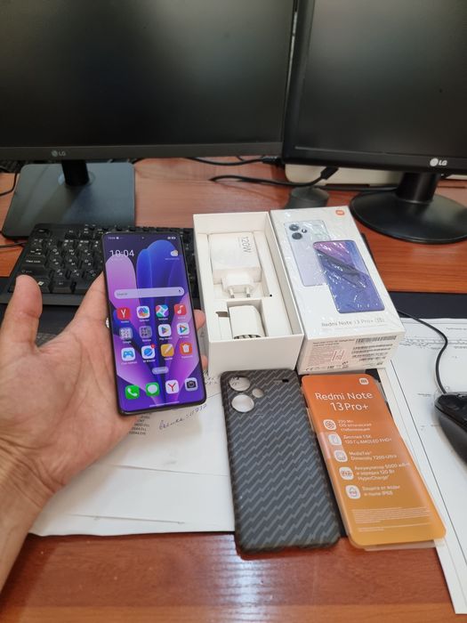 Redmi note 13pro+ 5G 12+6/512gb ideal ochilmagan usta kurmagan aybi yu