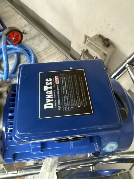 Pompa airless 220v 4,9kw vopsit completa furtun pistol diuza noua